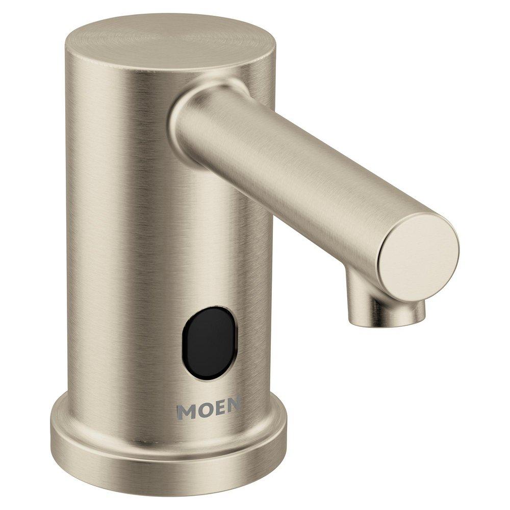Moen Brushed Nickel 1500mL Deck Mount Cast Brass Soap Dispenser 