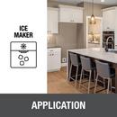 Oatey&reg; White 6 x 6-21/50 x 6 in. Ice Maker Supply Box 