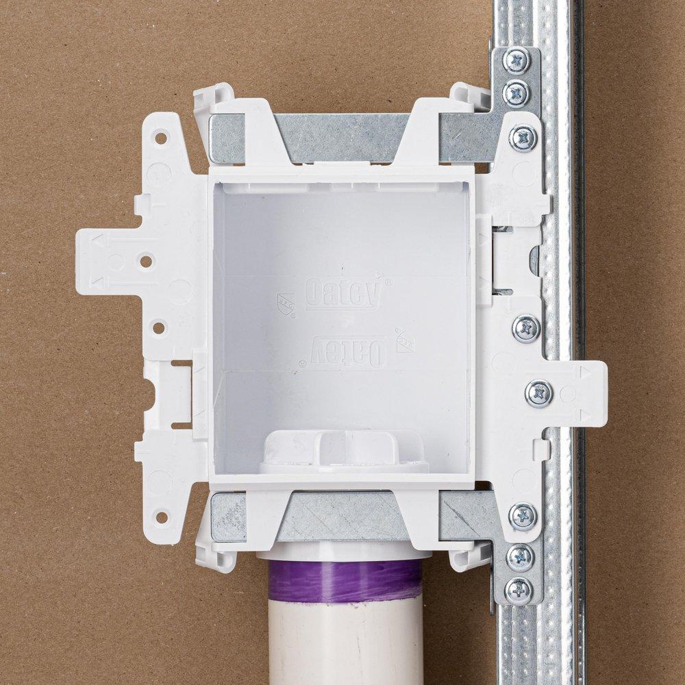 Oatey&reg; White Plain Drain 2-aux Supply Box 