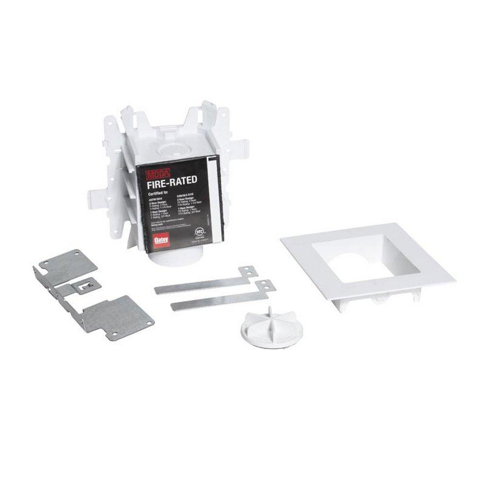 Oatey&reg; White Plain Drain 2-aux Supply Box 