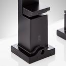 Signature Hardware Matte Black Two Handle Roman Tub Faucet 