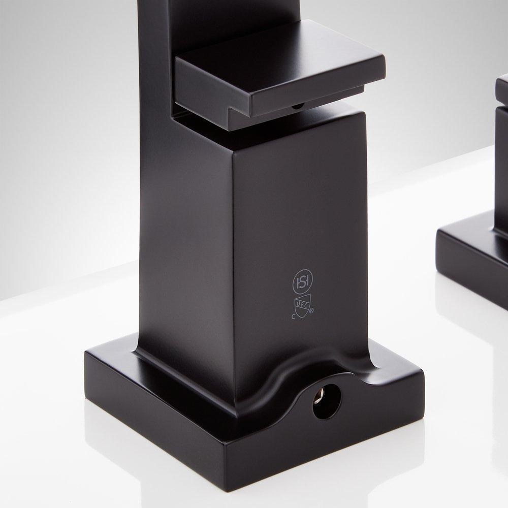 4- Hole Roman Tub Faucet and Hand Shower in Matte Black - Rough In Valve Included 