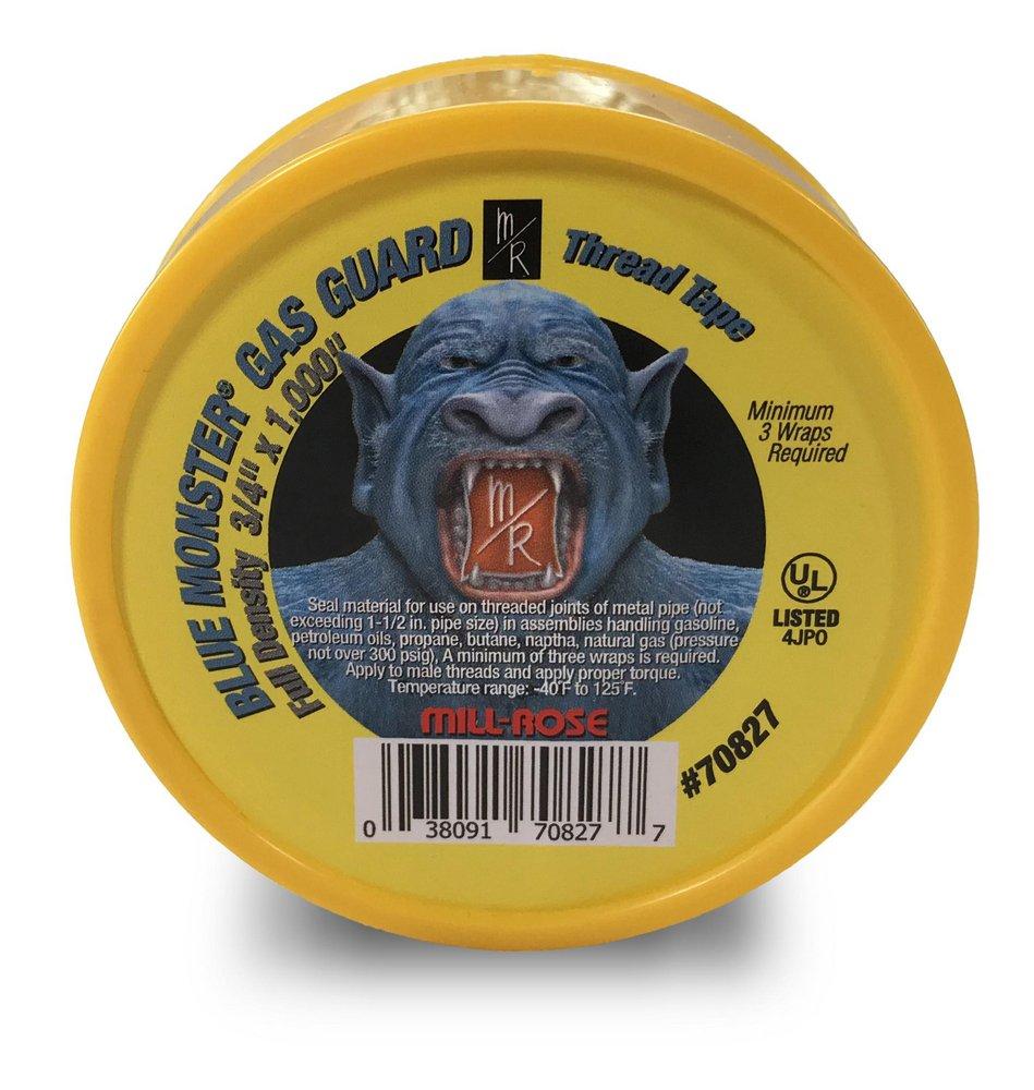 Mill-Rose Blue 3/4 x 1000 in. Plastic Teflon Tape 