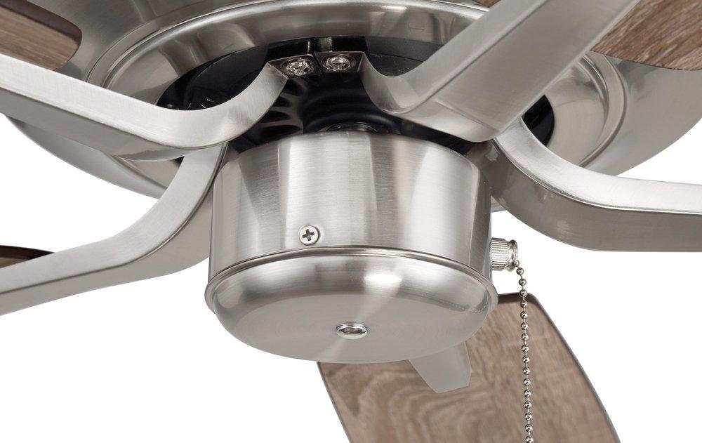 Craftmade Brushed Polished Nickel 52 in. 5-Blade Indoor Ceiling Fan 