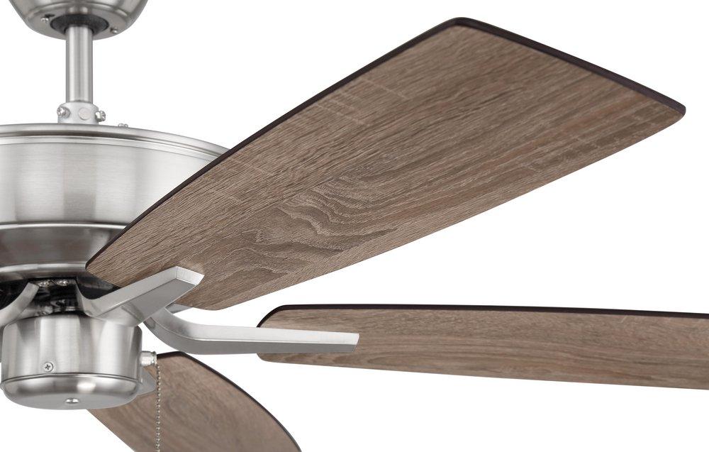 Craftmade Brushed Polished Nickel 52 in. 5-Blade Indoor Ceiling Fan 