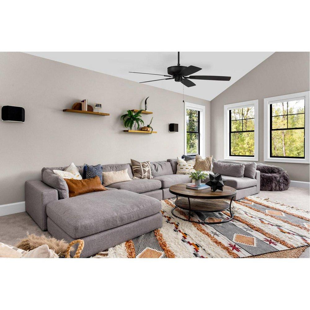 Craftmade Brushed Polished Nickel 52 in. 5-Blade Indoor Ceiling Fan 