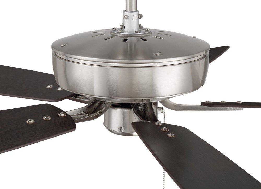Craftmade Brushed Polished Nickel 52 in. 5-Blade Indoor Ceiling Fan 