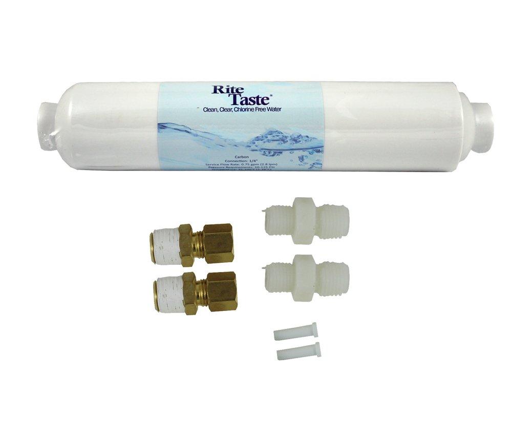 Supco 10 in. 0.75 gpm Carbon Inline Water Filter 