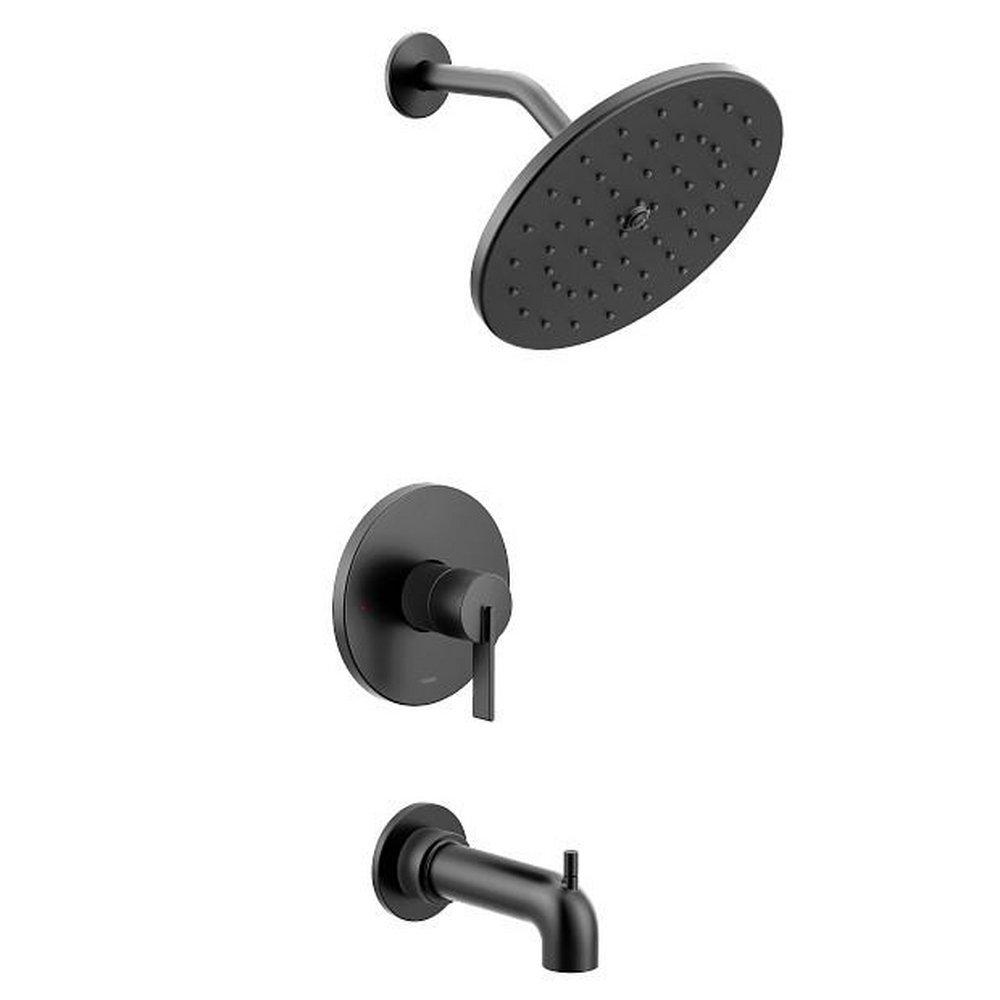 Moen Matte Black Single Handle Single Function Bathtub & Shower Faucet  (Trim Only) 