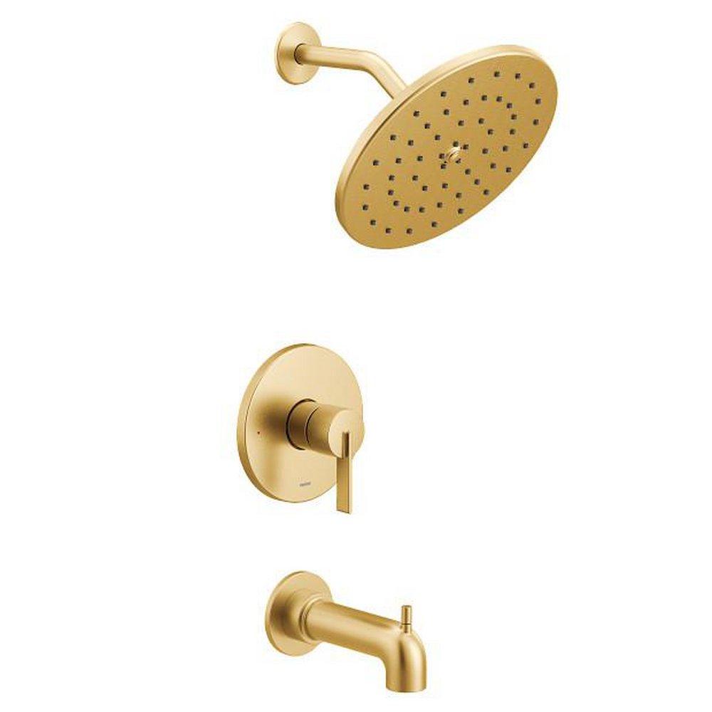 Moen Brushed Gold Single Handle Single Function Bathtub & Shower Faucet  (Trim Only) 