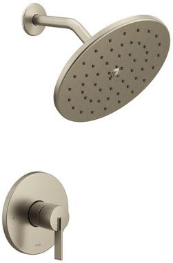 One Handle Single Function Shower Faucet in Brushed Nickel (Trim Only)