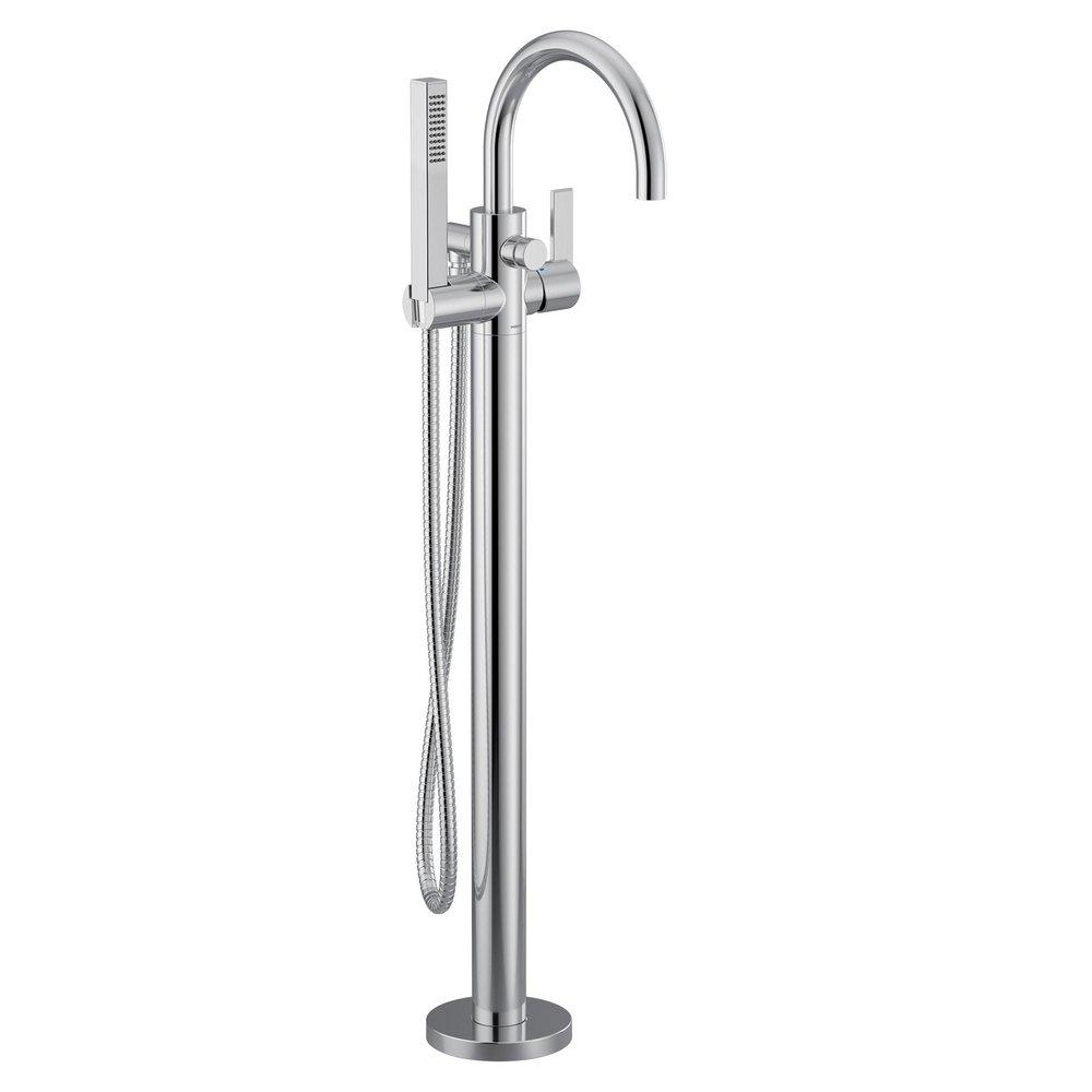 Moen Chrome Single Handle Knob/Lever Floor Mount Filler 