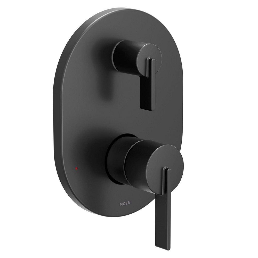 Single Handle Diverter Valve Trim in Matte Black 