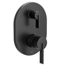Single Handle Diverter Valve Trim in Matte Black 