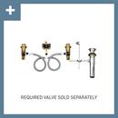 Moen Brushed Nickel Two Handle Widespread Bathroom Sink Faucet Lever Handle 
