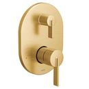 Two Handle Diverter Valve Trim in Brushed Gold