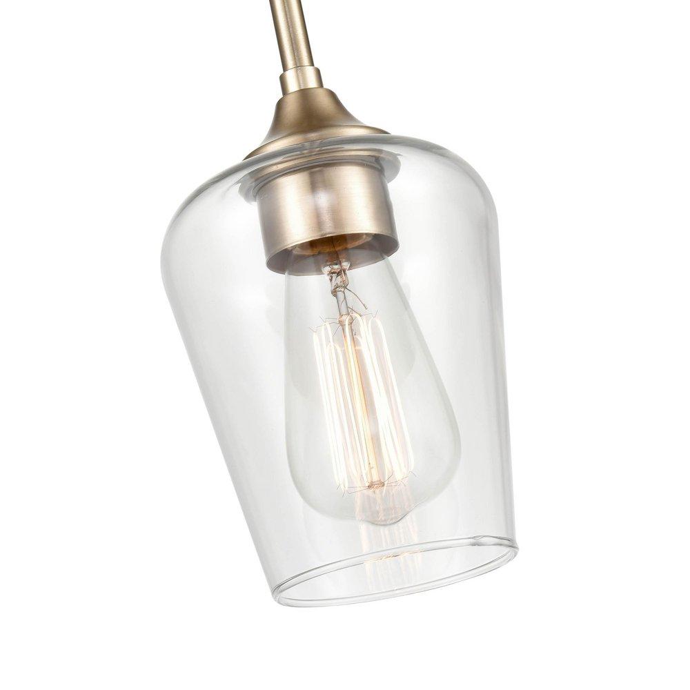 1-Light Mini-Pendant Light in Modern Gold 