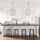 4-Light Pendant Light in Painted Modern Gold 