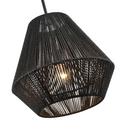 1-Light Pendant Light in Matte Black 