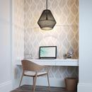 1-Light Pendant Light in Matte Black 