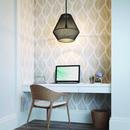 1-Light Pendant Light in Matte Black 