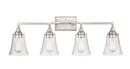 4-Light Vanity Fixture in Brushed Nickel 