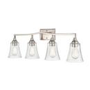 4-Light Vanity Fixture in Brushed Nickel 