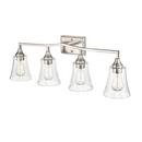 4-Light Vanity Fixture in Brushed Nickel 