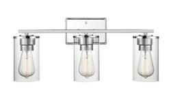 3-Light Vanity Fixture in Chrome