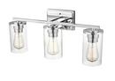 3-Light Vanity Fixture in Chrome 