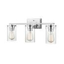 3-Light Vanity Fixture in Chrome 