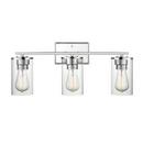 3-Light Vanity Fixture in Chrome 