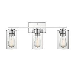 3-Light Vanity Fixture in Chrome