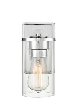 1-Light Wall Sconce in Chrome
