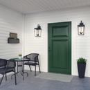 3-Light Outdoor Wall Sconce in Powder Coated Black 