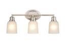 3-Light Vanity Fixture in Brushed Nickel 