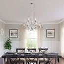 1-Light Pendant Light in Brushed Nickel 