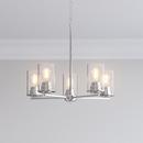 5-Light Chandelier Ceiling Light in Chrome 
