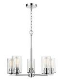 5-Light Chandelier Ceiling Light in Chrome 
