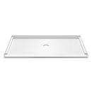 64 in. x 36 in. Shower Base with Center Drain in White