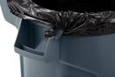 Vented Wheeled Brute 44 Gal Gray Waste Container 