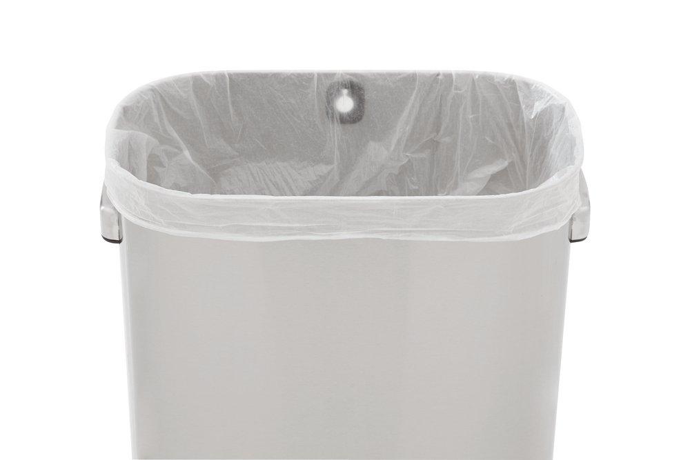 15 gal Slim Stainless Steel Can 