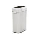 15 gal Slim Stainless Steel Can 