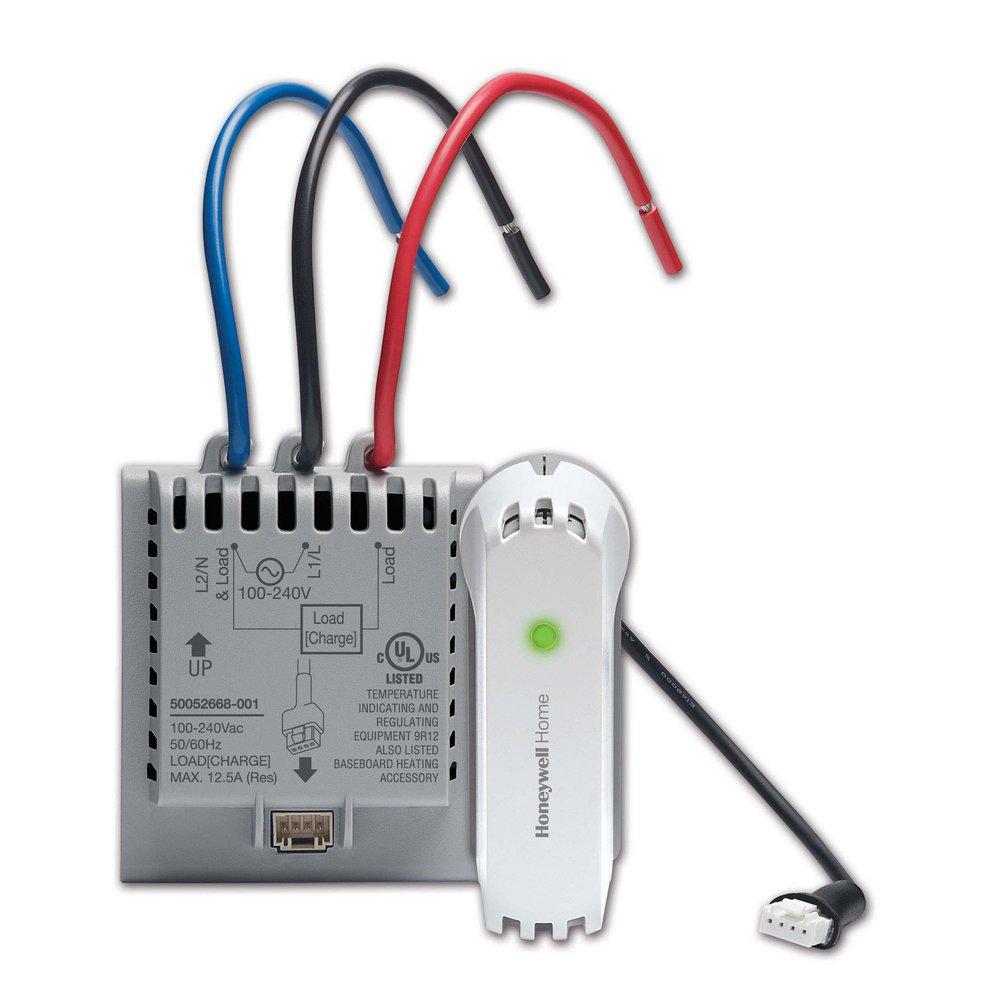 AUBE WIRELESS LINE VOLT EQUIPMENT INTERFACE MODULE. REDLINK TM ENABLED. F/ ELEC BASEBOARD CONVECTORS & FAN-FORCED HEATERS. 100-240 VOLT S MAX 12.5A 