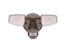 2-Light LED Flood Light with Motion Sensor in Bronze 