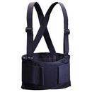 ERB Safety Black Back Support with Suspender in Black 