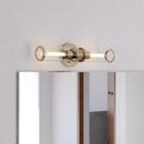 60W 2-Light Medium E-26 Vanity Fixture in Satin Brass 