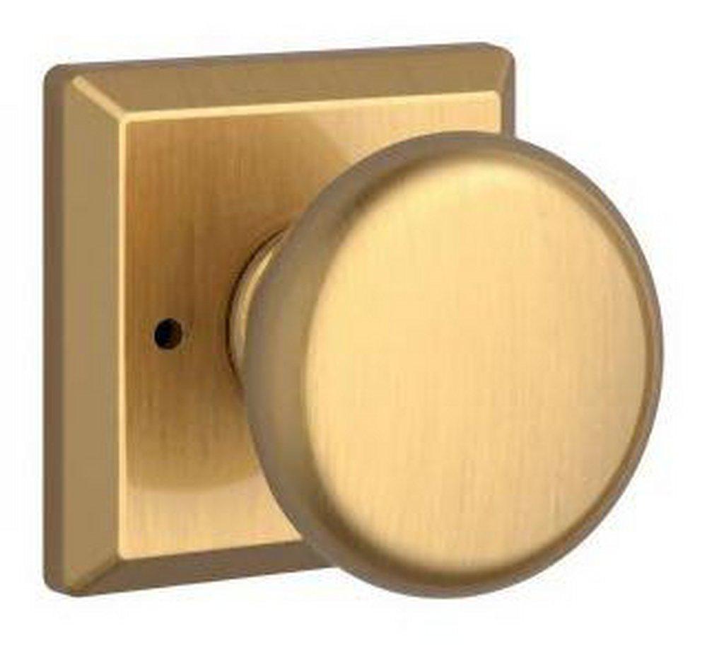 ROUND PRIVACY IN LIFETIME SATIN BRASS 