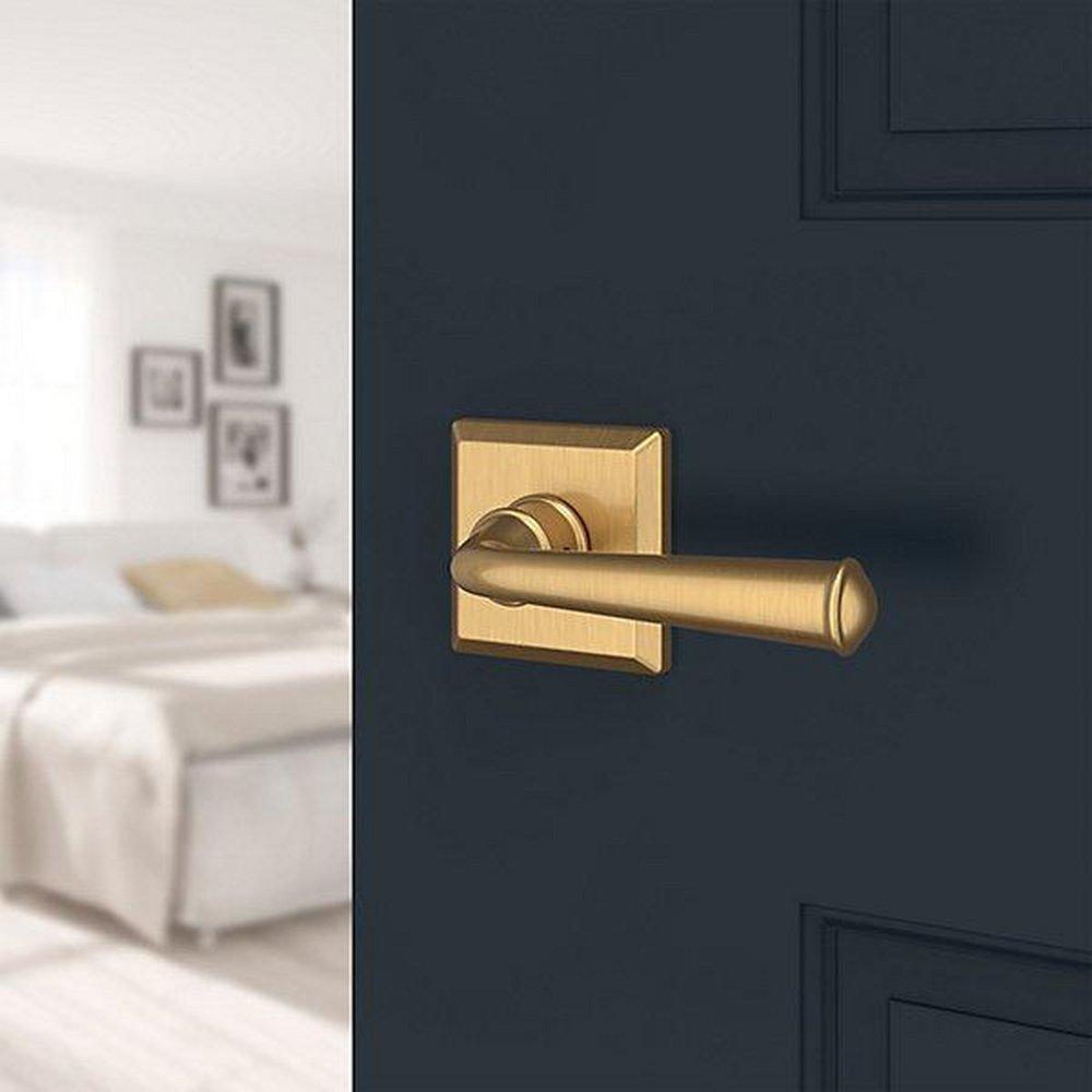 Baldwin Lifetime PVD Satin Brass Lever 