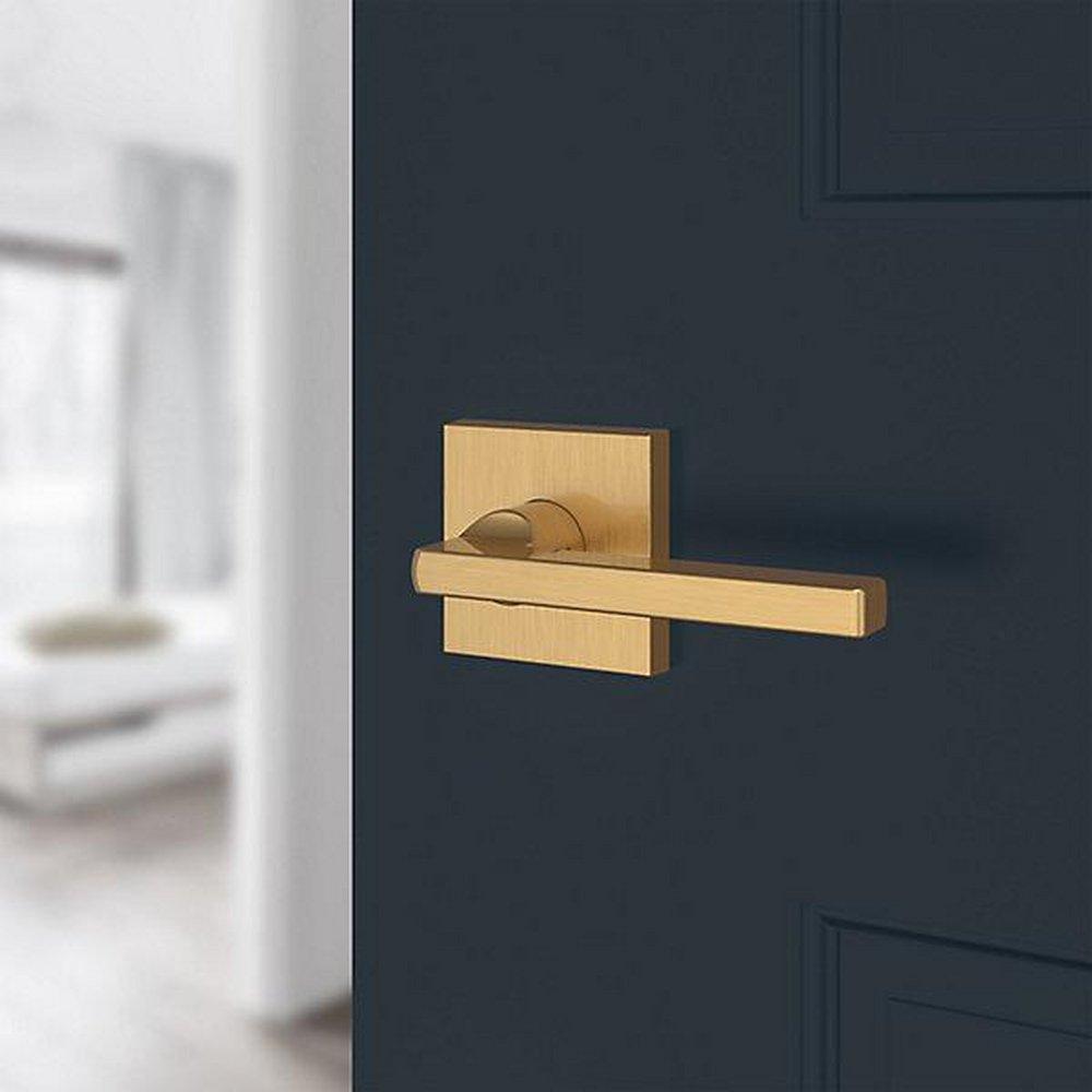 Baldwin Lifetime PVD Satin Brass Lever 